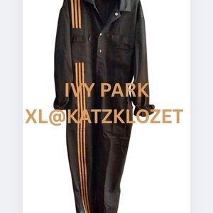 IVY PARK Black and Gold Wide Leg Jumpsuit